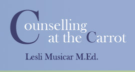 Toronto counsellor, Toronto Counsellor, Toronto therapist, Toronto psychotherapist, Lesli Musicar, Lesli Musicar, M.Ed., Counselling at the Carrot, Carrot Common, EMDR